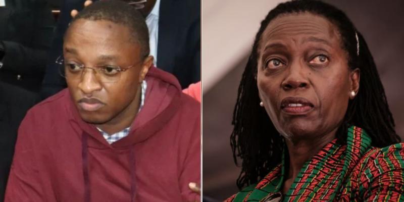 A collage of Ndiangui Kinyagia and PLP leader Martha Karua